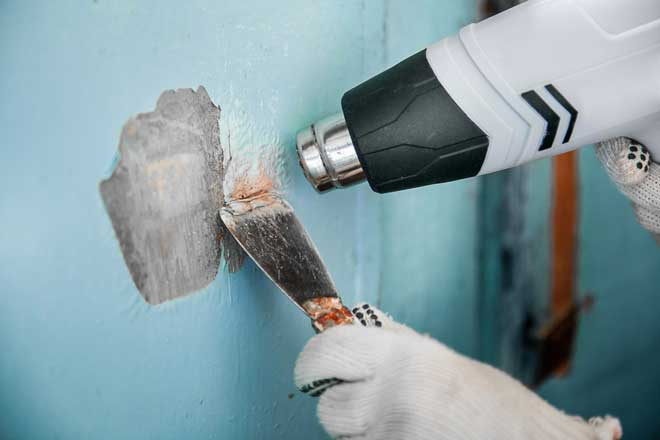 Удаление старой краски со стен. Как быстро очистить стены от краски?