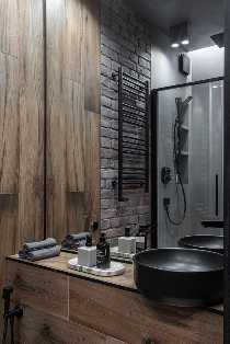 Ремонт ванной комнаты в стиле рустик: тепло и комфорт в интерьере