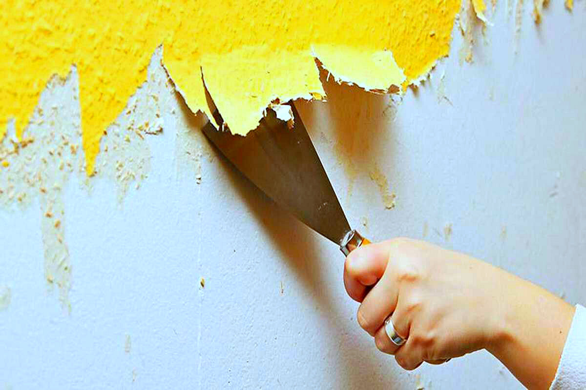 Удаление краски: как удалить старую краску со стены? Проверенные способы