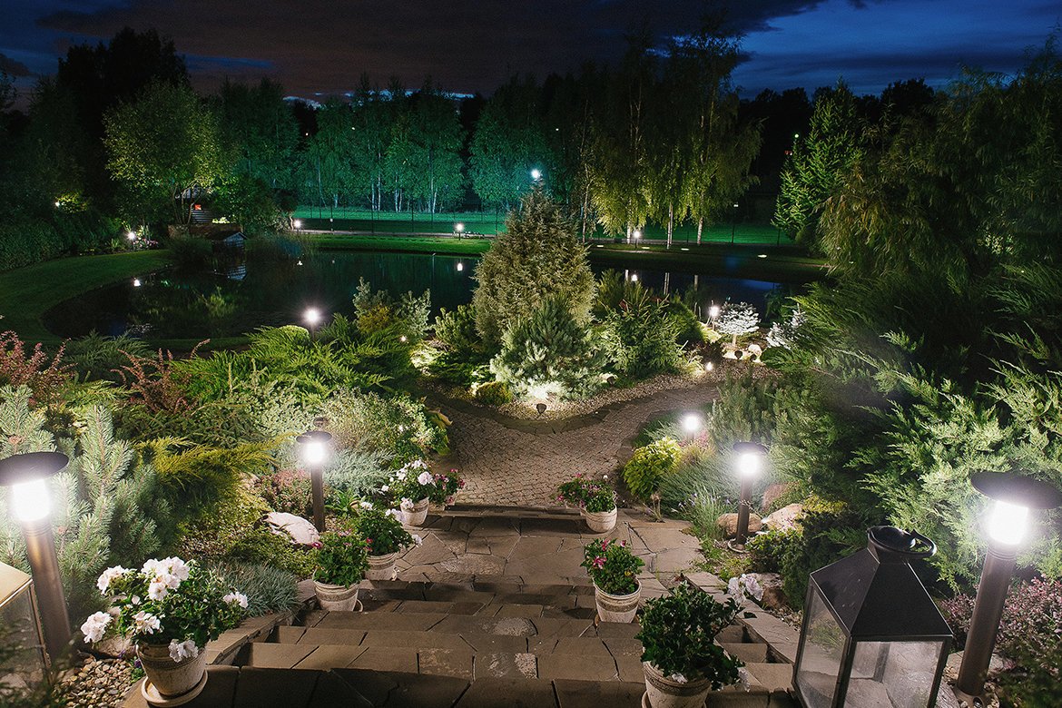 Освещение сада. Как выбрать освещение для ландшафтного дизайна в саду?