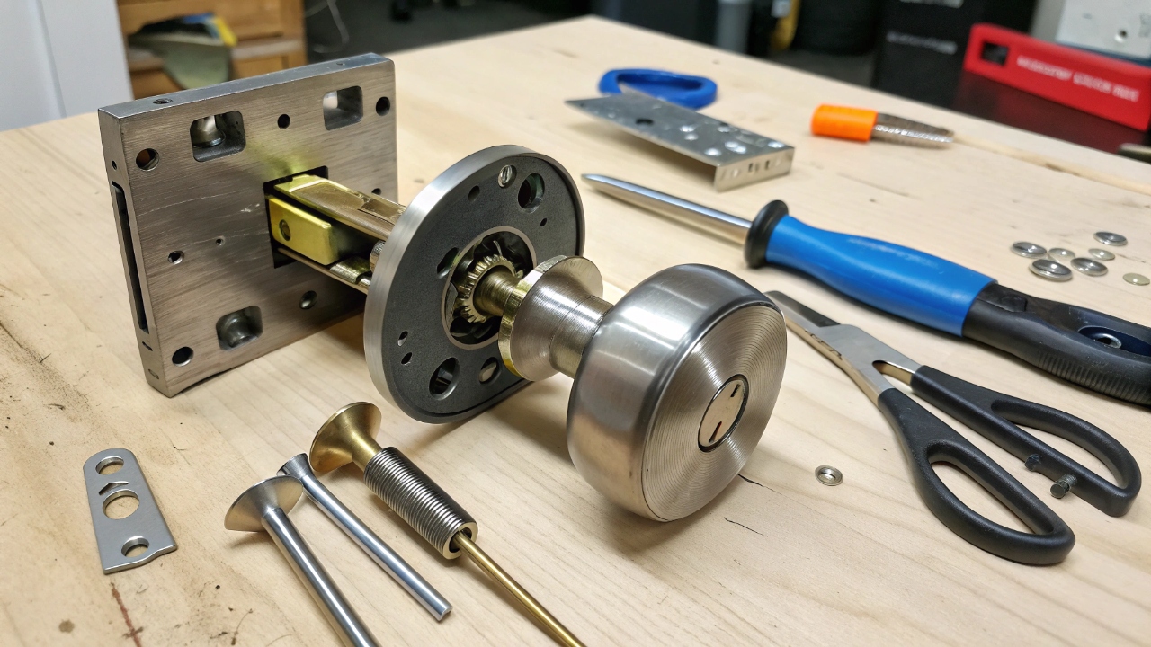 Схема разборки: от снятия накладки до извлечения шпинделя.