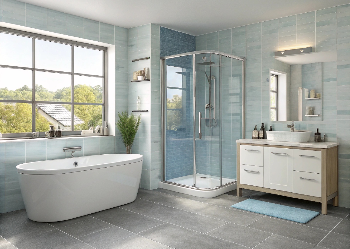 Керамическая плитка и керамогранит в стиле прованс: пастель и уют