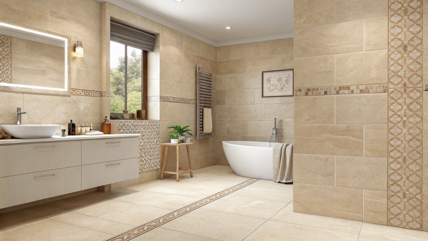 Бежевая плитка в 2026 году: универсальное решение и актуальный тренд