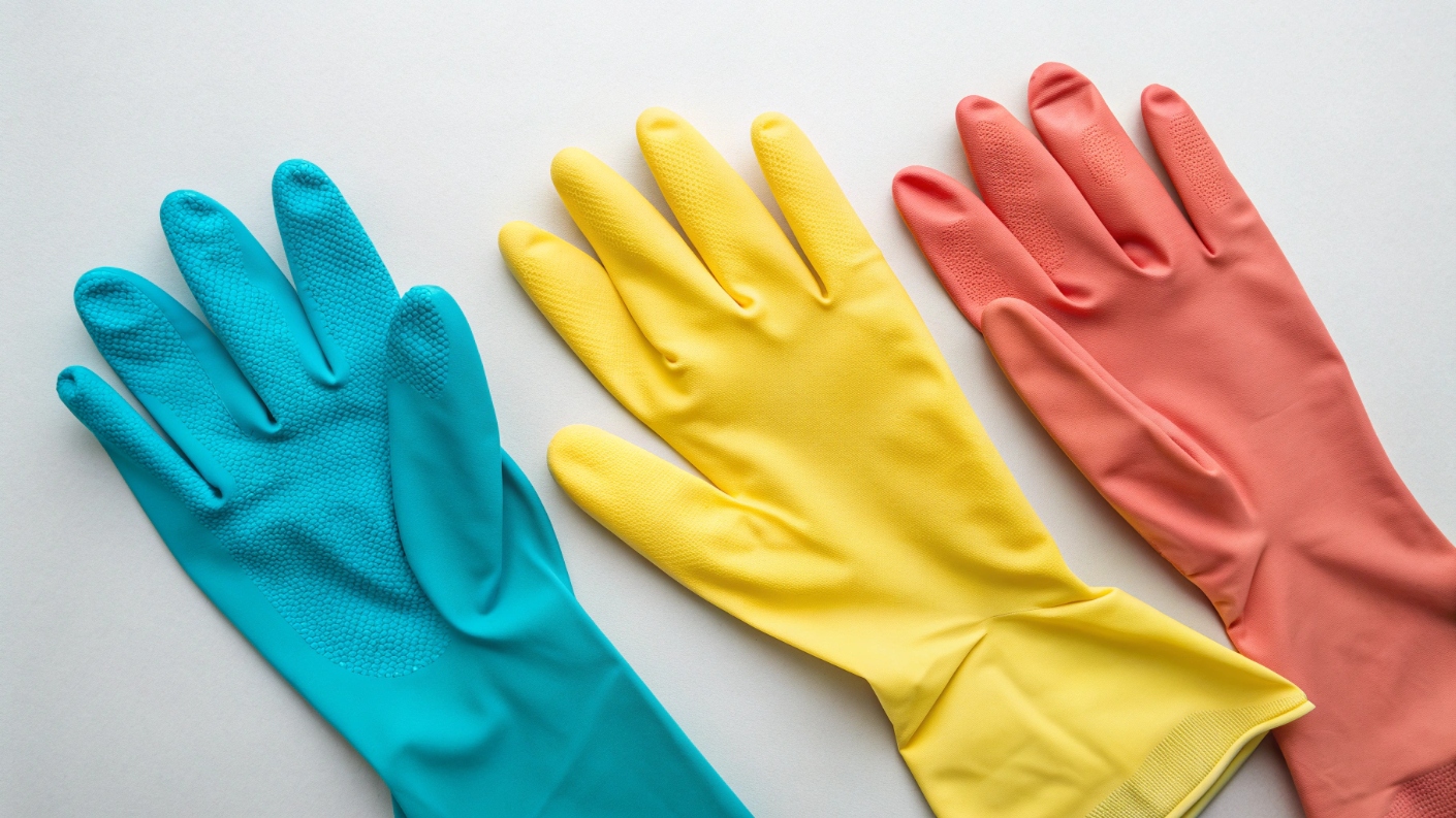 Перчатки хозяйственные латексные