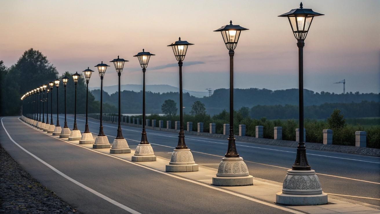 Опоры для столбов освещения: виды, требования и выбор