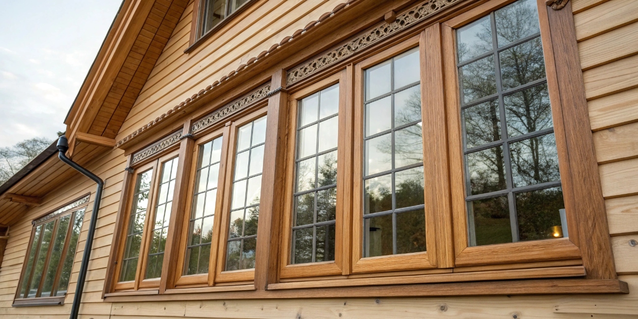 Деревянные окна со стеклопакетами на заказ: преимущества, выбор и особенности установки