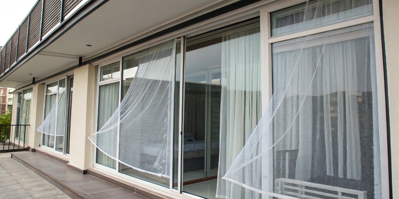 Ремонт кухни и ванной: как защитить новую отделку от насекомых и пыли с помощью москитных сеток на пластиковые окна во время проветривания