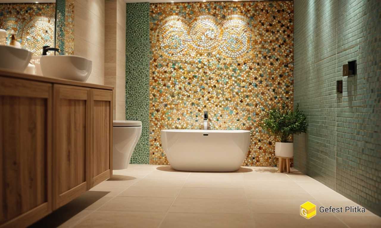 Как выбрать мозаику под камень для маленькой ванной