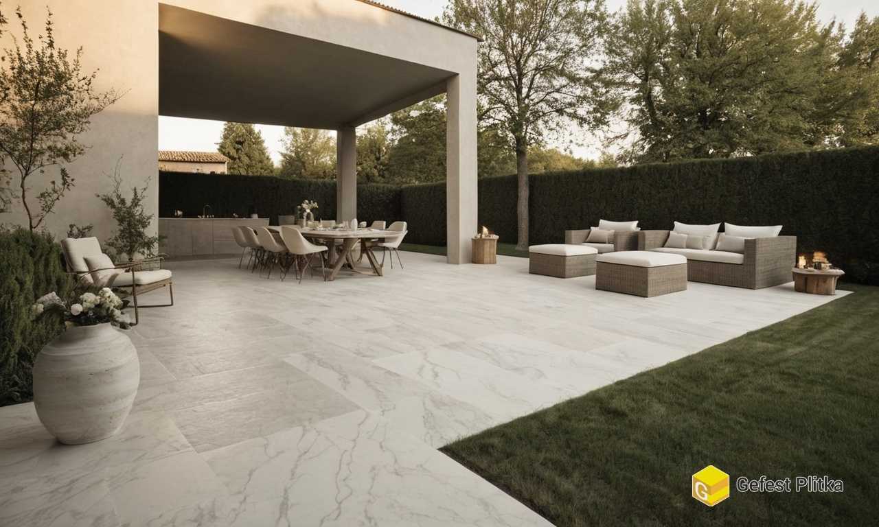 Как выбрать идеальный керамогранит для въезда на дачу