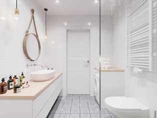 Дизайн ванной комнаты в скандинавском стиле