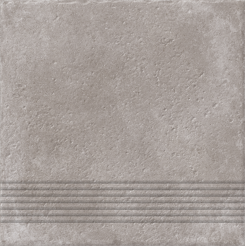 CP4A116 Ступень Carpet рельеф, коричневый 29,8x29,8 Cersanit