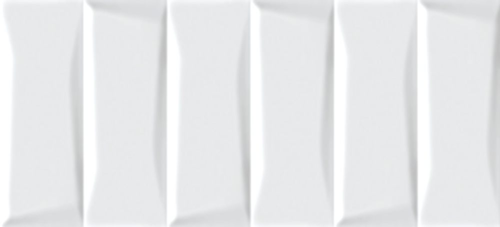 EVG053 Настенная плитка Evolution рельеф кирпичи белый 44x20 Cersanit