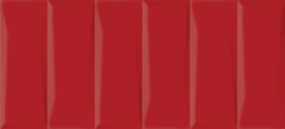 EVG413 Настенная плитка Evolution рельеф кирпичи красный 44x20 Cersanit
