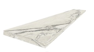 620070002825 Керамогранит Канова Сэнд Ступень угловая левая Натуральный 120x33 ColiseumGres