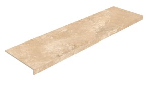 620070002850 Керамогранит Аурелия Беж Фронтальная ступень Натуральный 120x33 ColiseumGres