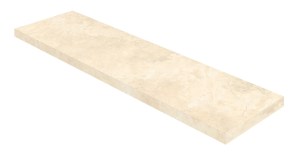 620070002851 Керамогранит Аурелия Уайт Ступень угловая правая Натуральный 120x33 ColiseumGres