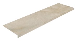 620070003004 Керамогранит Монца Крим Фронтальная ступень Натуральный 120x33 ColiseumGres