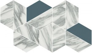 Мозаика Декор Уффици Уайт Трапециум 31,4x18