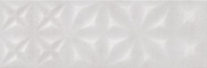 Плитка Apeks светло-серый рельеф 75x25