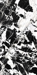 Керамогранит Панда черно-белый лаппатированный 120x60 Керамин