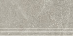 KM6060G0501RGRF Керамогранит Ступень фронтальная Эстерель серый светлый матовый обрезной 60x30 Kerama Marazzi