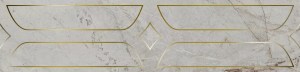 KMB3STA001BR Бордюр Ифран серый светлый глянцевый обрезной 60x14,5x0,9 Kerama Marazzi
