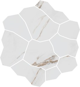 KMD2HID022GR Керамогранит Декор Марсель наборный белый матовый обрезной 34,2x31,5 Kerama Marazzi