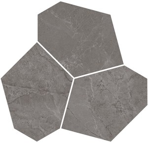 KMD2HID023BR Декор Марсель наборный серый глянцевый обрезной 26,5x25,5 Kerama Marazzi