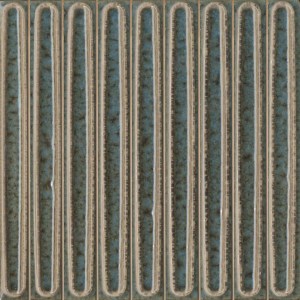 KMD2SOB002BN Декор чипсет Далия бирюзовый глянцевый 20x20x0,95 Kerama Marazzi