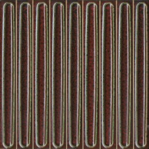 KMD2SOB003BN Декор чипсет Далия красный тёмный глянцевый 20x20x0,95 Kerama Marazzi