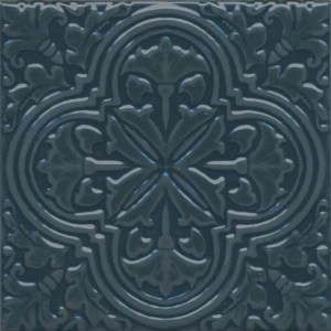 KMD3STA004BN Декор Фес бирюзовый тёмный глянцевый 15x15x0,69 Kerama Marazzi