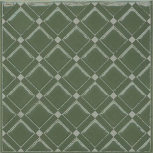 KMD3STA015GN Керамогранит Декор Бахия 1 зелёный глянцевый 9,8x9,8x0,7 Kerama Marazzi