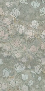 KMD3STA104BR Декор Сен-Тропе зелёный светлый глянцевый обрезной 119,5x60 Kerama Marazzi