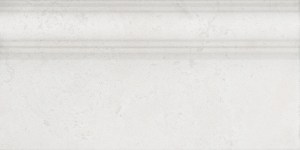 KML2FME001BR Плинтус Гране белый матовый обрезной 40x20 Kerama Marazzi