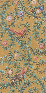 KMP2STA003BR3X Панно Райский сад золотой матовый обрезной (из 3-х частей 60x119,5) 180x119,5 Kerama Marazzi