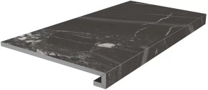 SG850790R/GCF Керамогранит Ступень клеёная Риальто чёрный матовый 80x33 Kerama Marazzi